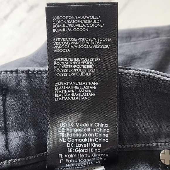 Liverpool Los Angeles (the skinny) Black Stretch Jeans Sz 12x29 - Picture 7 of 7